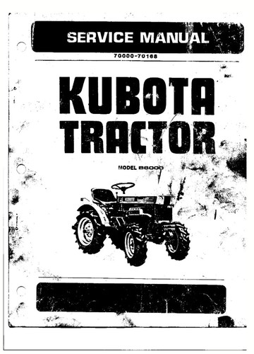 Kubota b6000 1973 1977 - kubota,
