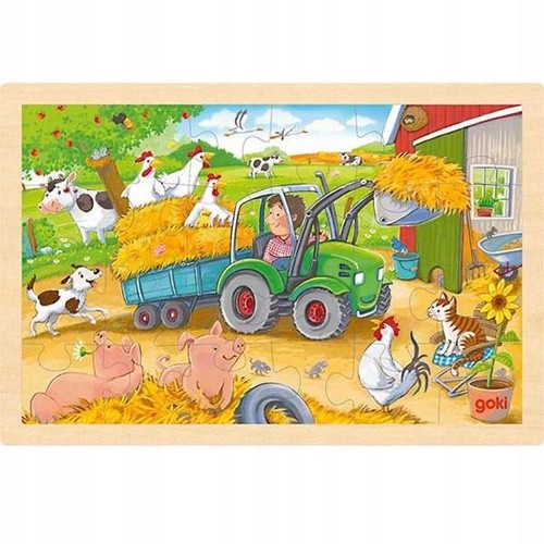 Goki wooden farm - goki, tractor