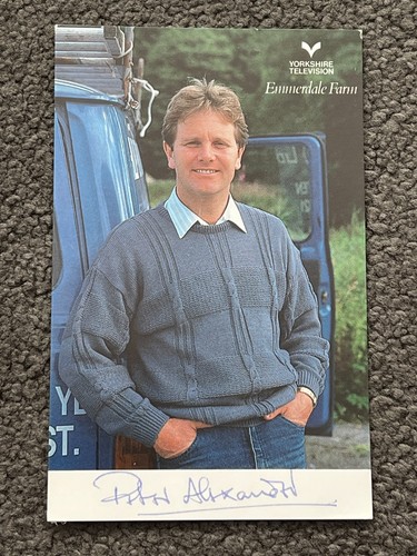 Hand signed emmerdale farm - signed,