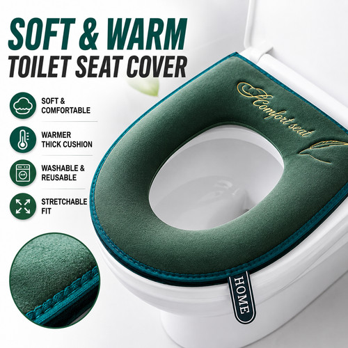 Toilet seat cover soft thicker - toilet,
