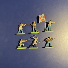 Britains Deetail American Civil War (ACW) 6 Confederate Soldiers