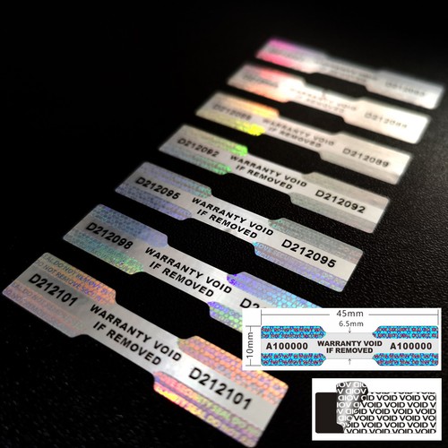 Tamper proof stickers dog bone - proof,