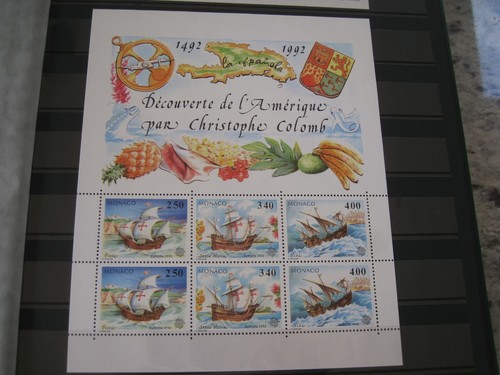 Monaco mnh 1992 - monaco, m/s