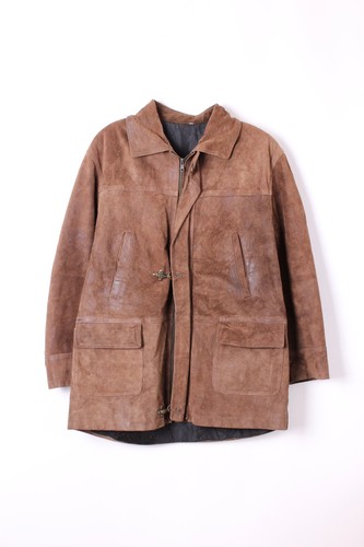 Vintage fireman leather jacket - fireman,