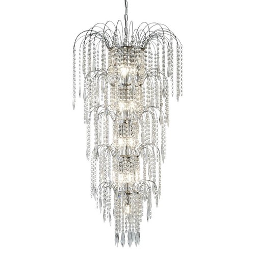 Cascade chandelier crystal - chandelier,