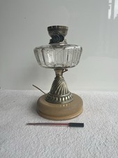 Antique Victorian Glass Brass