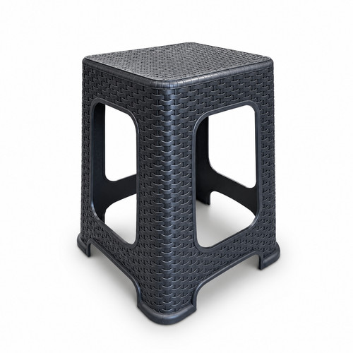 Rattan step stool - step, plastic