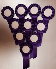 10 x blank centre rosettes