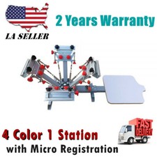 4 Color 1 Station Silk Screen