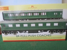 HORNBY  00 BR PULL-PUSH COACH PACK. CAT NO.R4534E