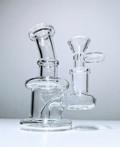 Mini glass bong diffused - 4.5",