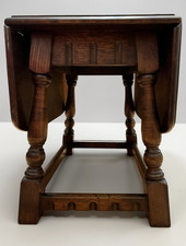 Vintage Oak Drop Leaf Coffee