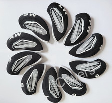 10Pcs Quality Black Cobra  DS-ADAPT Neoprene Golf Iron Covers Headcover UK Stock