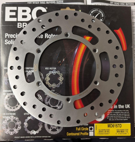 Md6157d 240mm rear brake disc - brake,