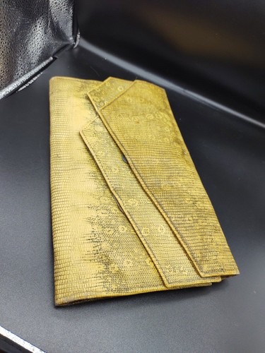 Art deco snakeskin clutch bag - deco,