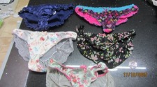 JOB LOT  5  PAIRS  VINTAGE    KNICKERS SIZE  26-36 INCH           E 11