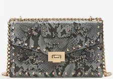 Mango grey textured sling bag