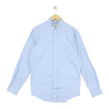 Gant Pinpoint Oxford Shirt Mens Size L Blue Button-Up Long Sleeve Casual Classic