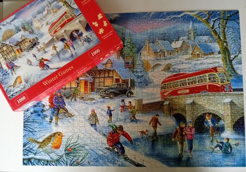 Hop 1000 piece jigsaw used - jigsaw,
