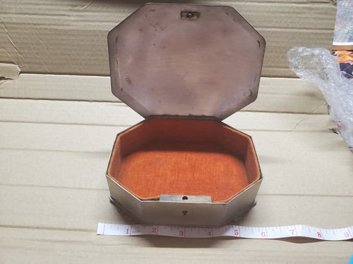 Swedish pewter jewelry box - swedish,