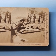 Military Shipping Stereoview