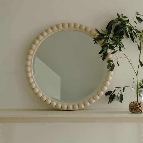 Large round wall mirror - large,