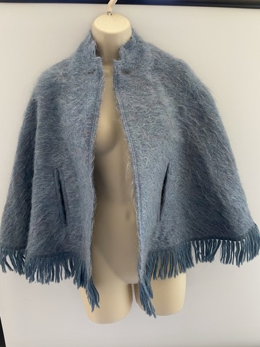 Mohair mix vintage cape - vintage,