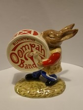 Royal Doulton Bunnykins Oompah Band Drummer DB26 Golden Jubilee Edition 1984