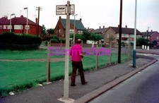 DONCASTER CORPORATION TRANSPORT BUS STOP FLAG ORIGINAL SLIDE+COPYRIGHT