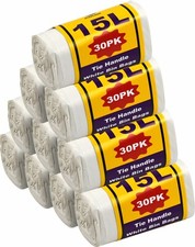 Pedal bin liners 15l - bin, white