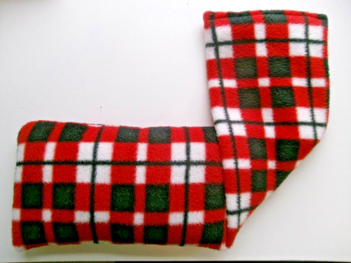 Large fleece red black - fleece, /