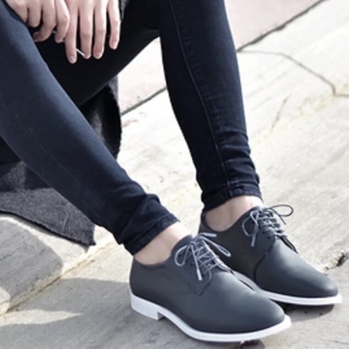Cos ladies grey leather lace - cos,
