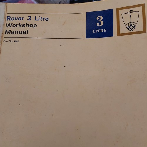 Rover litre workshop - rover, manual