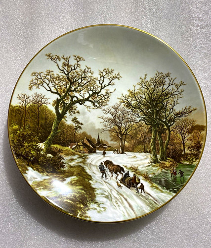 Coalport winter landscapes set - landscapes,