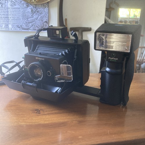 Vintage polaroid pro flash - vintage,