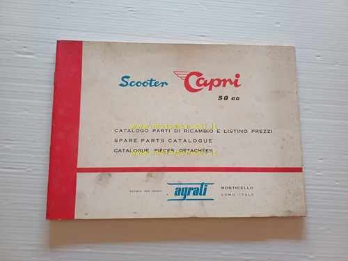 1966 agrati capri scooter - agrati,
