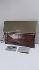 Modalu Green Brown Clutch Bag