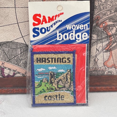 Vintage hastings castle patch - vintage,