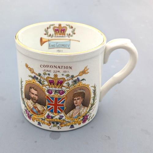 George 1911 coronation mug - george,