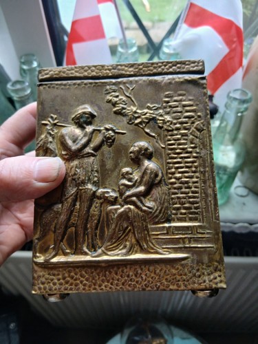 Stunning brass tea - brass, caddy