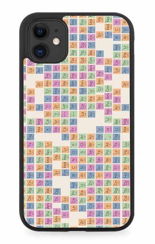 Periodic table rubber phone - table,