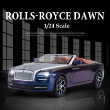1:24 Rolls-Royce Dawn Diecast Model Car Toy Collectible Sound&Light Kids Gifts