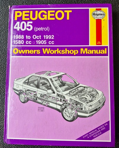 Peugeot 405 1988 - -1992, (petrol)