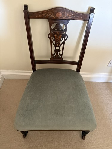 Edwardian mahogany pair - edwardian,