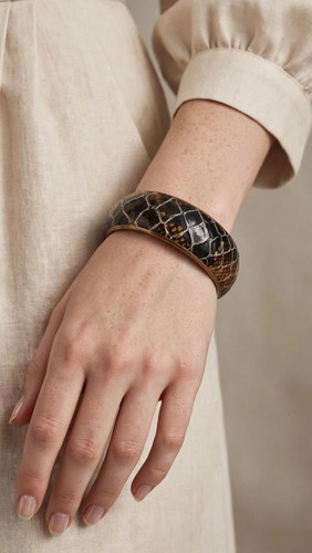 Vintage india brass bangle - vintage,