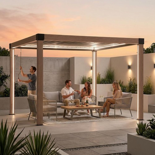 Sunjoy garden gazebo 3x3 - sunjoy,