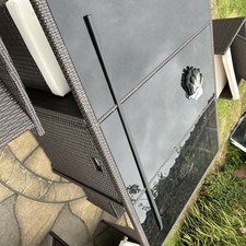 VW GOLF MK1 CABRIOLET RIVAGE PASSENGER REAR WING WAIST LINE TRIM VERY GOOD COND