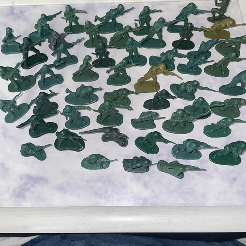 Assortment green plastic - of,