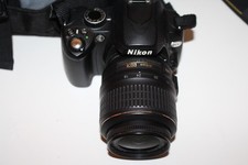 Nikon D60 Digital SLR Camera Black with  18-55mm f/3.5-5.6G VR Shutter: 9415!