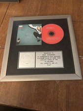 Rare Moby “Play” Platinum Record Award RIAA Electronic Music 12”x12”